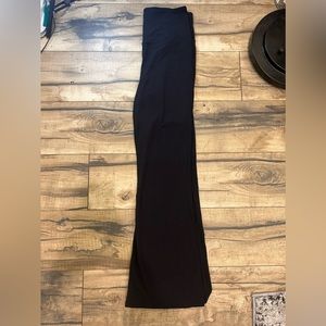 Black Lululemon Align High-Rise Wide-legged Pant